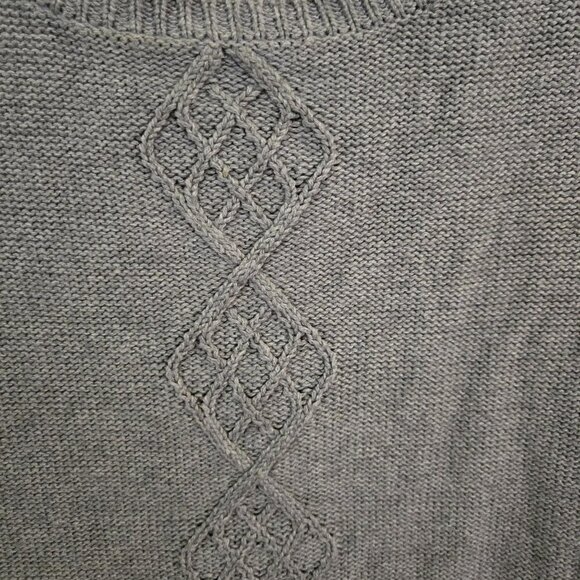 Soft Surroundings Reza CableKnit Cashmere Silk Cotton Tunic Sweater Size XL - Picture 5 of 7